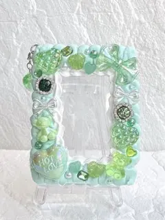 お値下げしました!!ホイップデコ トレカケース ♡パステルグリーン①♡