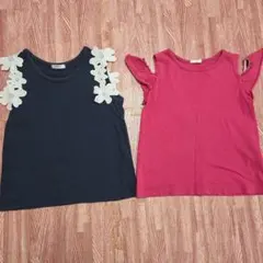 TORIDORY GU ノースリーブ 2枚セット 120のサムネイル