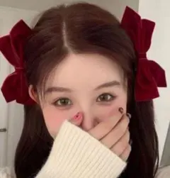 可愛いヘアピン ２つ結びヘアアクセサリー 黒リボン ２個セット フリルリボン