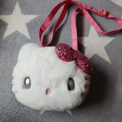 ★新品未使用♪ハローキティ♪ユニバ・がま口ポシェット・ショルダー★