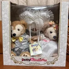 日本未発売★新品！HKDL ダッフィ＆シェリーメィ ウェディングドール ダッフィー シェリーメイ ウェディング 香港ディズニー 限定 リング