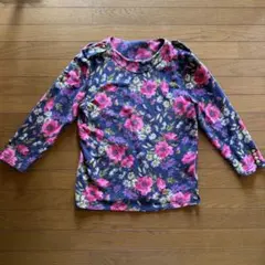 花柄 トップス トレーナー 古着 レディース