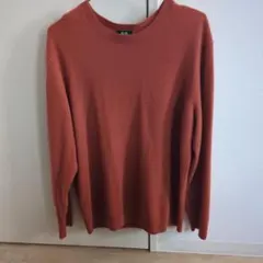 y*u様 UNIQLO オレンジ カシミヤセーター Lサイズ