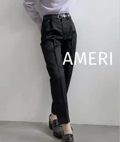 新品未使用 タグ付き AMERI VINTAGE レザーパンツ Sサイズ 黒