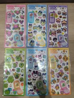 たまごっち　平成はっぴーフォン　6枚セット