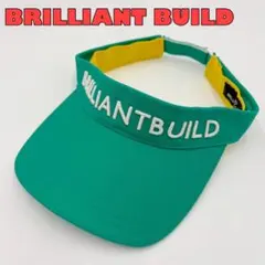 【BRILLIANT BUILD】ブリリアントビルド ゴルフ サンバイザー 刺繍