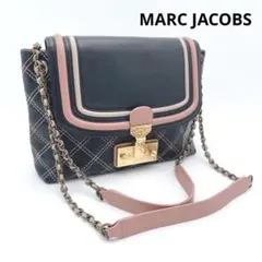 美品 マークジェイコブス レザーキルティング チェーンショルダーバッグ 2way