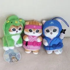 モフサンド 忍者にゃん かいじゅうにゃん マスコット 3点セット まとめ売り