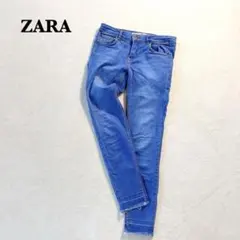 ザラ ZARA スキニーデニム ライトブルー EUR 36 カットオフ