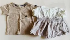 【バラ売り、値下げ不可】POLO、ROPE 半袖2枚セット 90cm