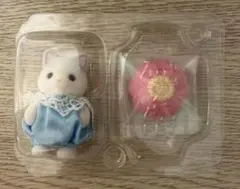 シルバニア　赤ちゃんお花畑のおともだちシリーズ　ラテネコの赤ちゃん