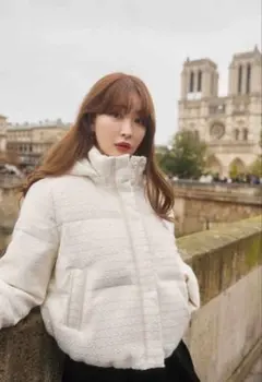 【美品】Herlipto ブラック レディースダウンジャケット Her lip to ダウンジャケット M ブラック レディース : ZOZOTOWN Yahoo