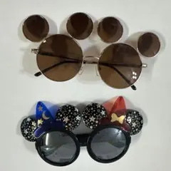 ミッキー型サングラス　2個セット