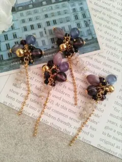 330★2ペア4個オリジナルチャーム、コネクター、チェーン、ファルファーレ