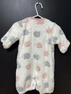 2way カバーオール 50-60サイズ ハリネズミ柄 冬服 ベビザらス