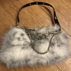 ファー　ハンド　バッグ