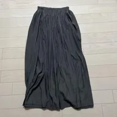 ロペピクニック　プリーツスカート　チャコールグレー　38サイズ