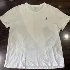 POLO RALPH LAUREN Vネック Tシャツ ホワイト