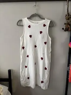 GELATO PIQUE ハート模様ノースリーブルームウェア S