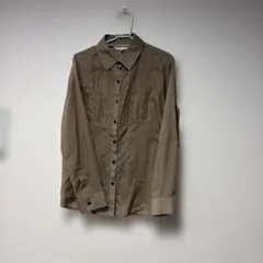 SIMPLE LIFE 長袖シャツ ブラウン Lのサムネイル