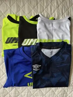 【UMBRO】アンブロ　サッカーシャツ 5枚セット 半袖　長袖120 130