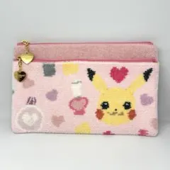 未使用　ラブラリーバイフェイラー　ピカチュウ　フラットポーチ大　ポケモン