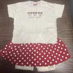 【110cm】ミニーマウス セットアップ