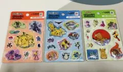 韓国限定✨ポケモン　ウォーターシール　カプセルシール　3種SET