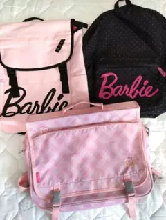 Barbie リュック 2点 レッスンバッグ 3点セット 可愛いシール付きのサムネイル