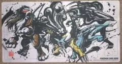 墨絵列伝　エンテイ＆ライコウ＆スイクン　プレイマット　ポケモンカード ポケモンカード 墨絵列伝 エンテイ&スイクン&ライコウ プレイ
