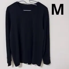 UNIQLO ユニクロ 超極暖ヒートテッククルーネックT ブラック M