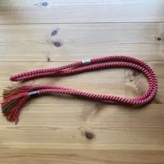正絹　手組み紐　帯締め　未使用品