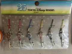 東京ディズニーリゾート 25周年 ストラップ 6個セット