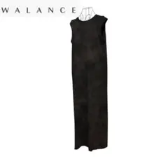WALANCE オーガニックコットンワンピース　草木染めタイダイ　ダークブラウンのサムネイル