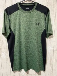 Under Armour スポーツTシャツ 緑/黒