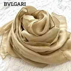 BVLGARI ベージュ ストール ロゴ柄　美品 2026年最新】ブルガリ ロゴマニア ストールの人気アイテム - メルカリ
