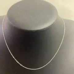美品プラチナPT850 ペダルチェーンネックレス約50cm フィニッシュピン 