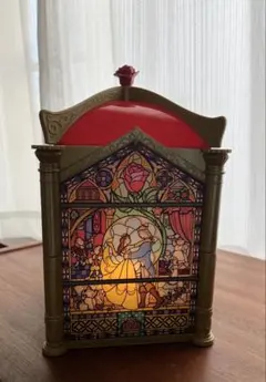 ディズニー 美女と野獣 ステンドグラス風 ポップコーンバケット