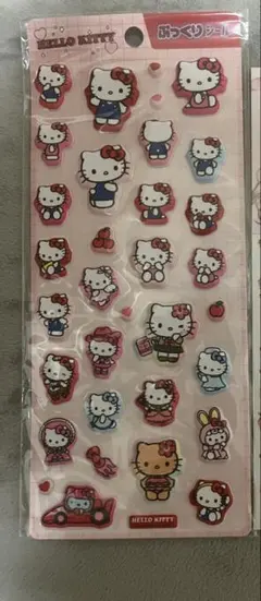 ハローキティ　ぷっくりシール