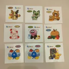 【9枚セット】ポケモンパンシール