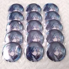 15点 プロセカ グリッター缶バッジ 48A KAITO