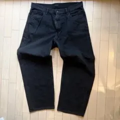 【美品】UNIQLO ユニクロ ワイドストレートジーンズ 36インチ
