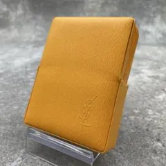 【極美品】イヴサンローラン　シガレットケース　黄色　レザー　イエロー　YSL