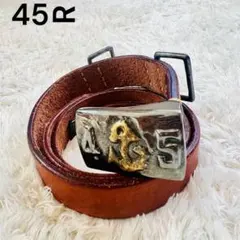 45R】リングベルト ブラウン size M 定価19,800円 - メルカリ