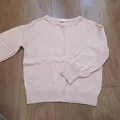 キッズ 長袖カットソー ピンク 120cm
