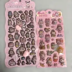 ラブブ　おしりぷにぷにシール　2シートセット