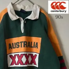 Wallabies 90s Canterbury ラガーシャツ 長袖 豪州製 M - メルカリ