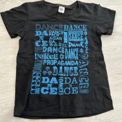 DANCEロゴ Tシャツ ブラック WLサイズ　ダンス　エアロビクス　フィットネのサムネイル