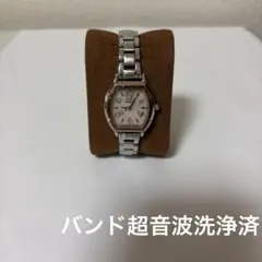 【良品・磨き済】シチズン wicca 腕時計 電波ソーラー ピンクゴールドのサムネイル