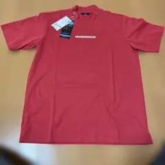 新品 Munsingwear モックネックシャツ 赤 Mのサムネイル